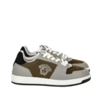 Versace SNEAKERS CALF LEATHER+SUEDE+FABRIC 1013377 – Obrázok 5