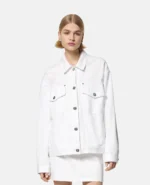 Versace BLOUSON DENIM SOFTENED WASHING DENIM FABRIC WITH P 1015180_1A11636_IT_6D220 – Obrázok 3