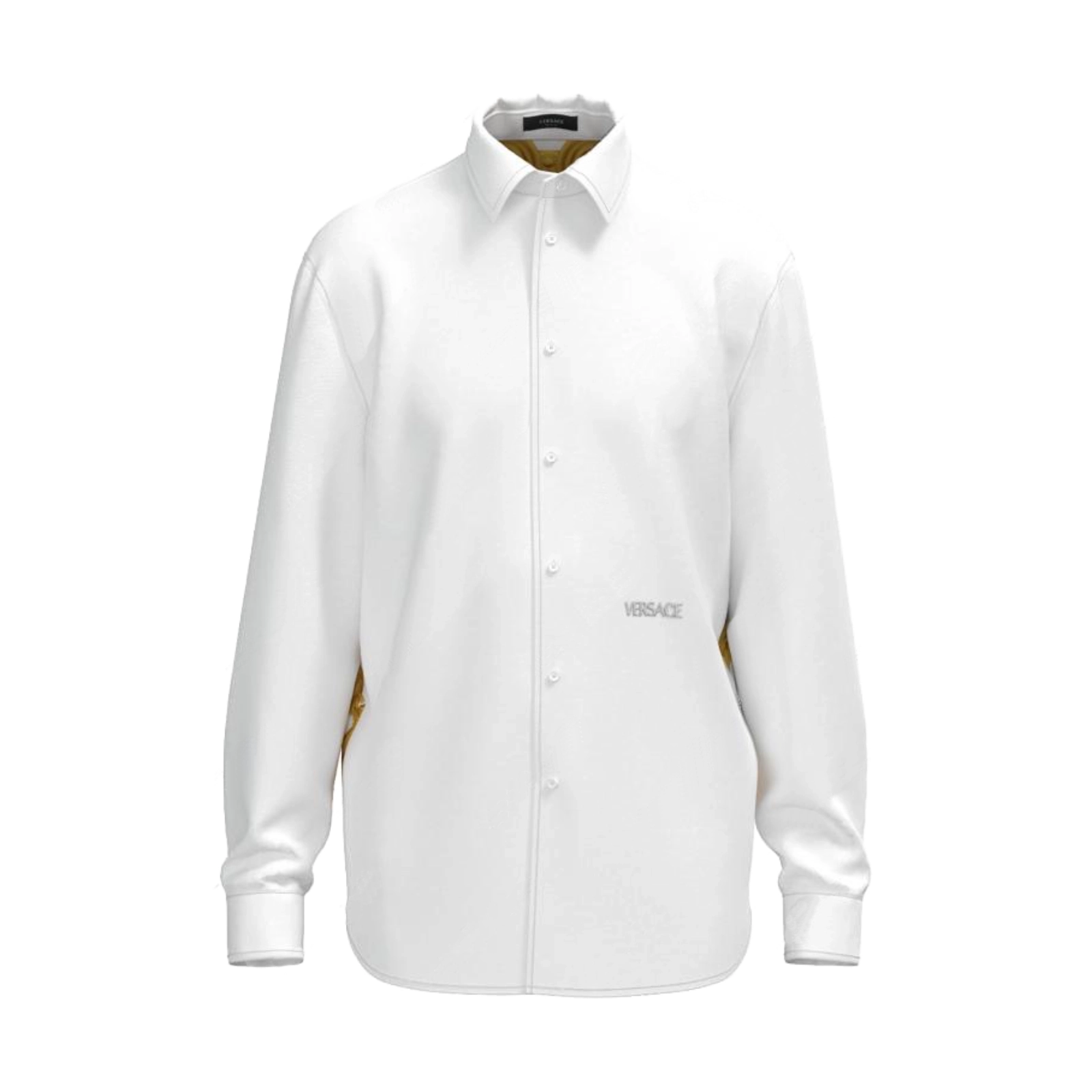Versace INFORMAL SHIRT SOLID + HERITAGE PRINT POPELINE FAB 1014371_1A10213_RO_5W050 – Obrázok 1