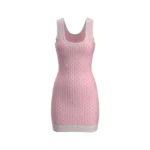Versace KNIT DRESS CHECK 1019325_1A13911_RO_1PQ10
