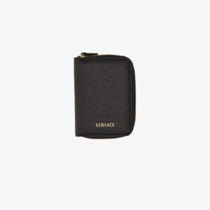 Versace Myth Zip Around Wallet L In Calf Leather