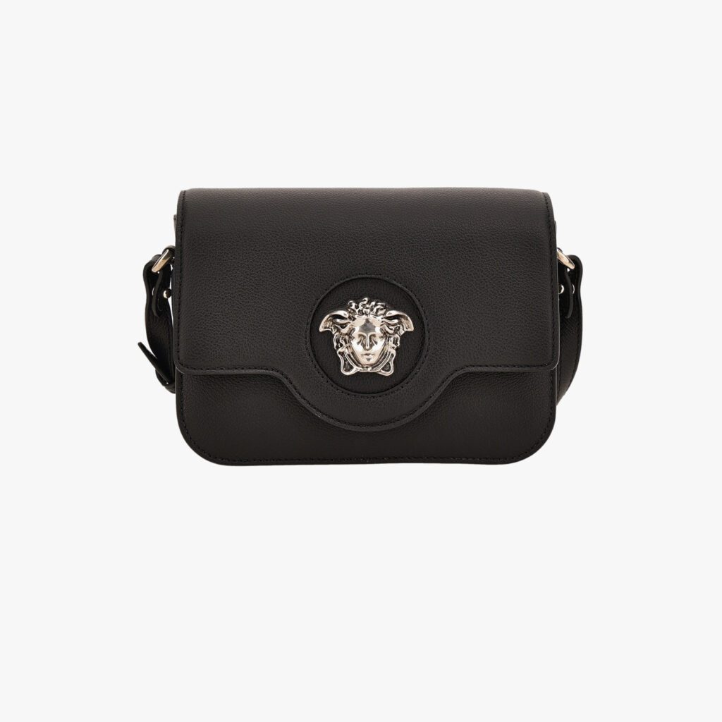 La Medusa Shoulder In Calf Leather - White