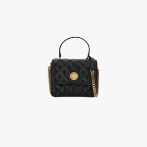 Icon Mini Top Handle In Quilted Lamb Leather