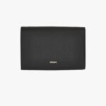 La Medusa Wallet On Strap In Grainy Calf Leather