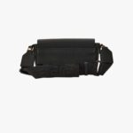 Icon Crossbody Bag In Grainy Calf Leather - Black