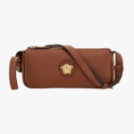 Bag In Grainy Calf Leather - Rust-Versace Gold