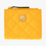 Wallet In Quilted Lamb Leather - Marigold-Versace Gold
