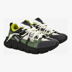 Sneaker In Suede+Calf Leatjer+Fabric - Yellow
