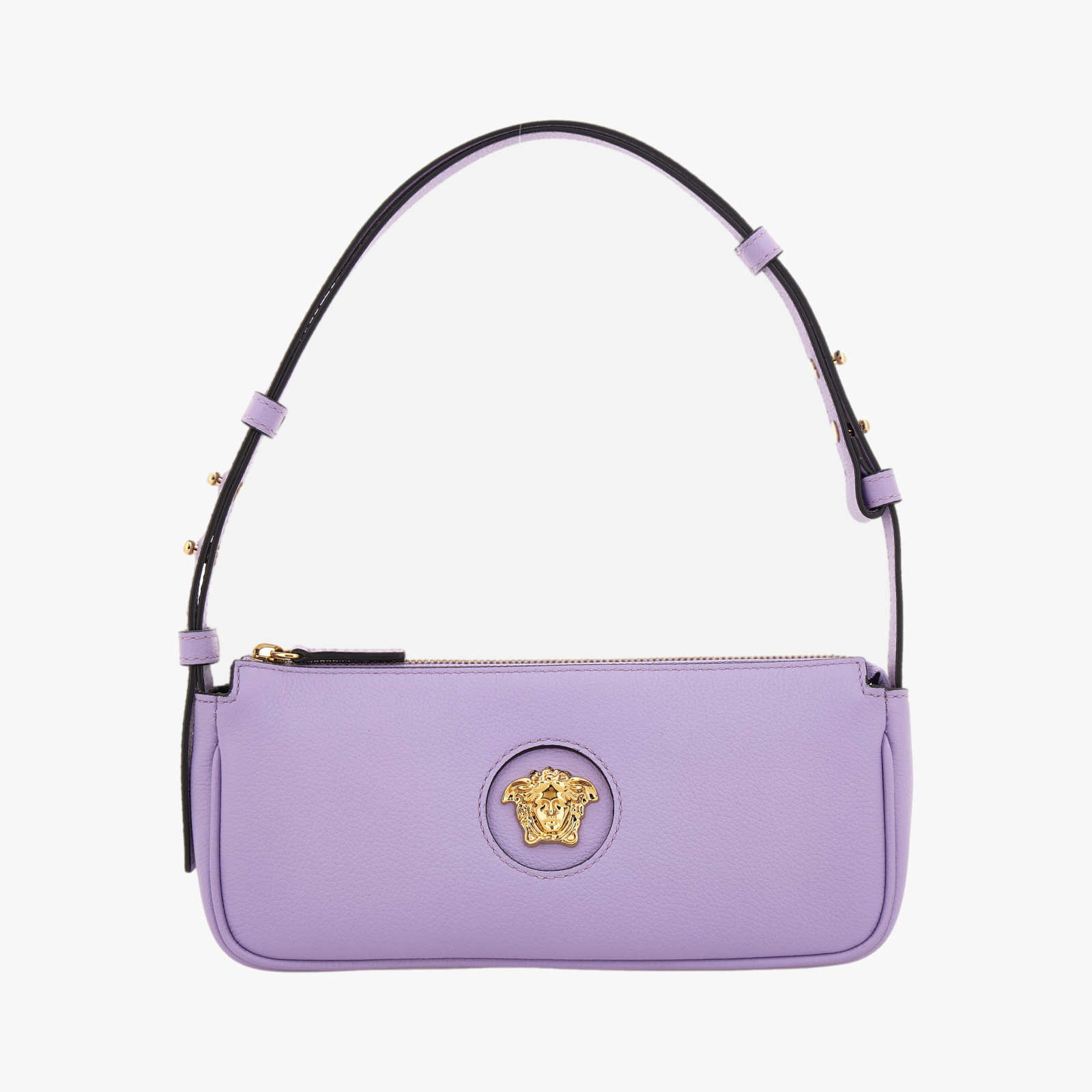 La Medusa Shoulder Bag In Grainy Calf Leather La Medusa Shoulder Bag In Grainy Calf Leather