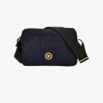 Icon Nylon Crossbody In Nylon Jacquard-Calf Leather