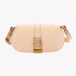 Bag In Quilted Calf Leather - Powder Blush-Versace Gold