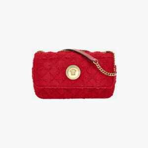 Bag In Fabric - Lipstick Red-Versace Gold