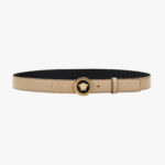 Belt 3 Cm In Calf Leather - Mouton-Versace Gold