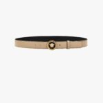 Icon Belt 3 Cm In Calf Leather - Pink