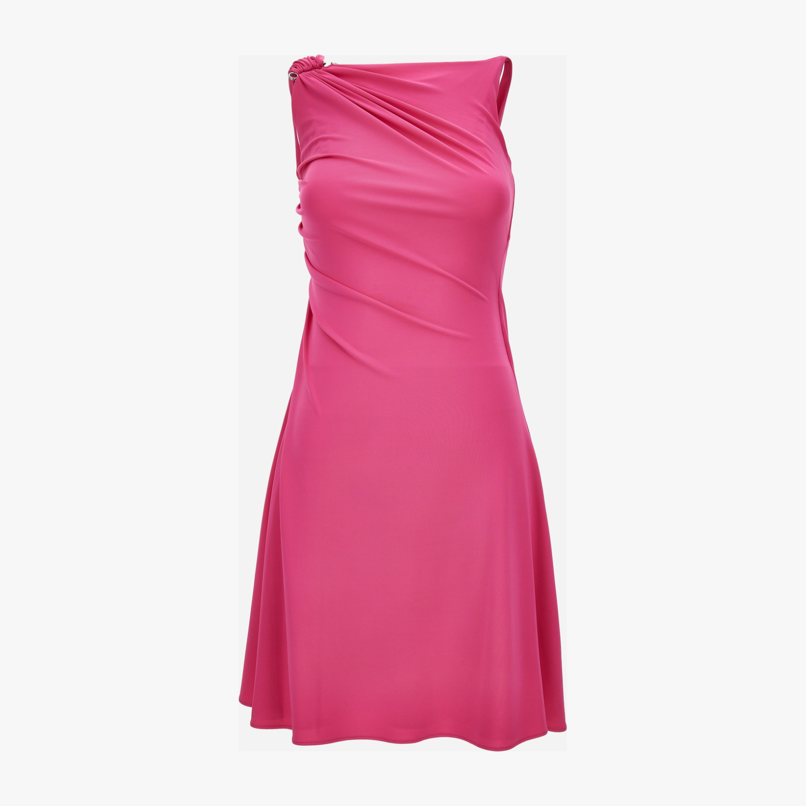 Dress In Responsible Stretch Crepe Jersey - Dragon Fruit Dress In Responsible Stretch Crepe Jersey - Dragon Fruit