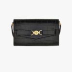Medusa 95 Mini Bag In Embossed Croc Calf Leather - Pink