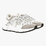 Sneaker In Suede-Calf Leather-Fabric