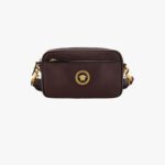 Icon Crossbody Bag In Grainy Calf Leather - Pink