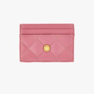 Icon Card Case In Quilted Lamb Leather