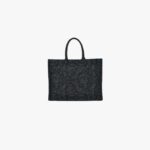 Athena Extra Large Tote In Embroidery Jacquard Barocco-Calf Leather