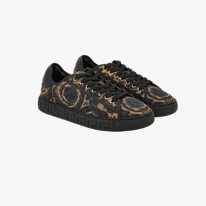 La Greca Sneaker In Jaquard Fabric-Responsabile Fabric - Pink