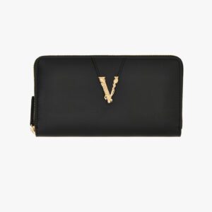 Virtus Zip Around Wallet In Calf Leather