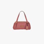 Versace Tag Shoulder In Lamb Leather