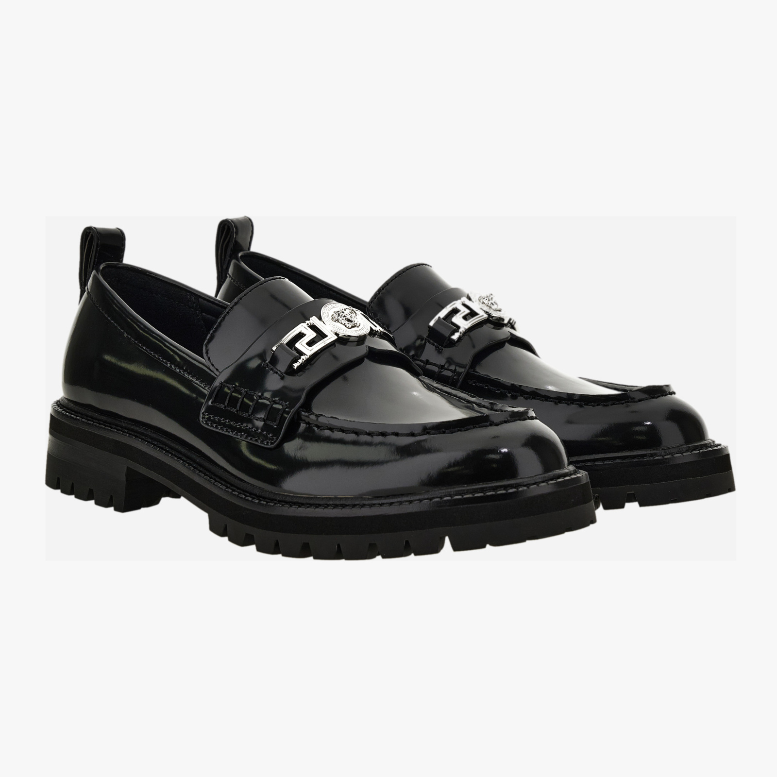 Loafer In Calf Leather - Black-Palladium Loafer In Calf Leather - Black-Palladium