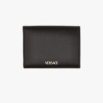 Icon Trifold In Calf Leather - Grey