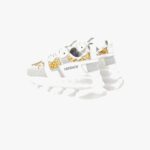 Chain Reaction Low Top In Suede-Barocco Print Fabric - Black