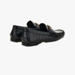 Icon M Shoes In Embossed Croc Calf Leather