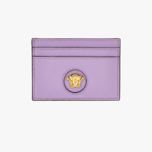 La Medusa Card Case In Grainy Calf Leather