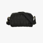 Versace Myth Camera Bag In Embroidered Fabric Nylon - Red