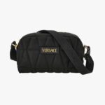 Bag In Embroidered Fabric Nylon - Black-Versace Gold
