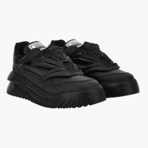 Sneaker In Calf Leather - Black