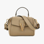 Top Handle In Calf Leather - Mouton-Versace Gold