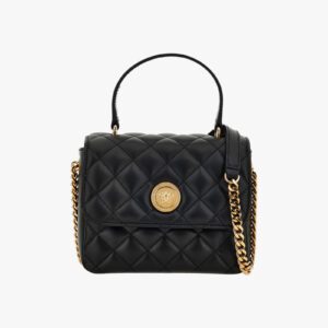 Icon Mini Top Handle In Quilted Lamb Leather