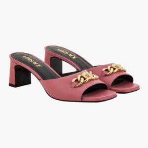 Icon Chain Mule In Calf Leather