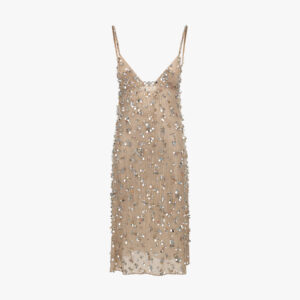 Dress In Responsible Silk Georgette - Nude