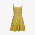 Dress In Crepe De Chine - Sand-Mimosa