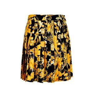 Skirt In Twill Poly Baroque Palm Allover Print