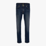 Pant Denim In Blue Stone Medium Wash Denim - Medium Blue-Tan