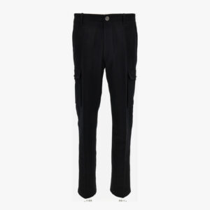 Informal Pant In Cotton Gabardine Fabric - Black
