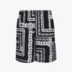 In Twill Poly Medusa Chain Print Allover - Black-Grey