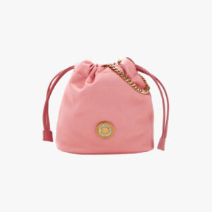 Evening Bag In Raso-Strass - Strawberry Jam-Versace Gold