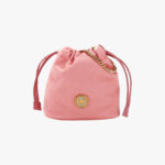 Evening Bag In Raso-Strass - Strawberry Jam-Versace Gold