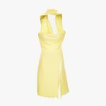 Dress In Silk Cady - Yellow
