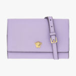 Wallet On Strap In Grainy Calf Leather