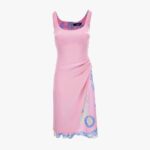 Dress In Responsible Matt Enver Satin - Pink