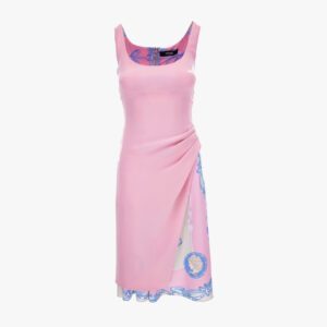 Dress In Responsible Matt Enver Satin - Pink